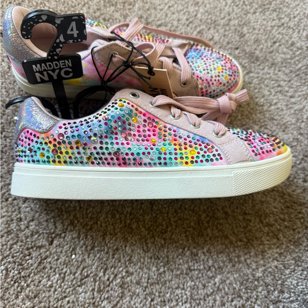 Madden NYC Kids' Pink Multicolor Sneakers